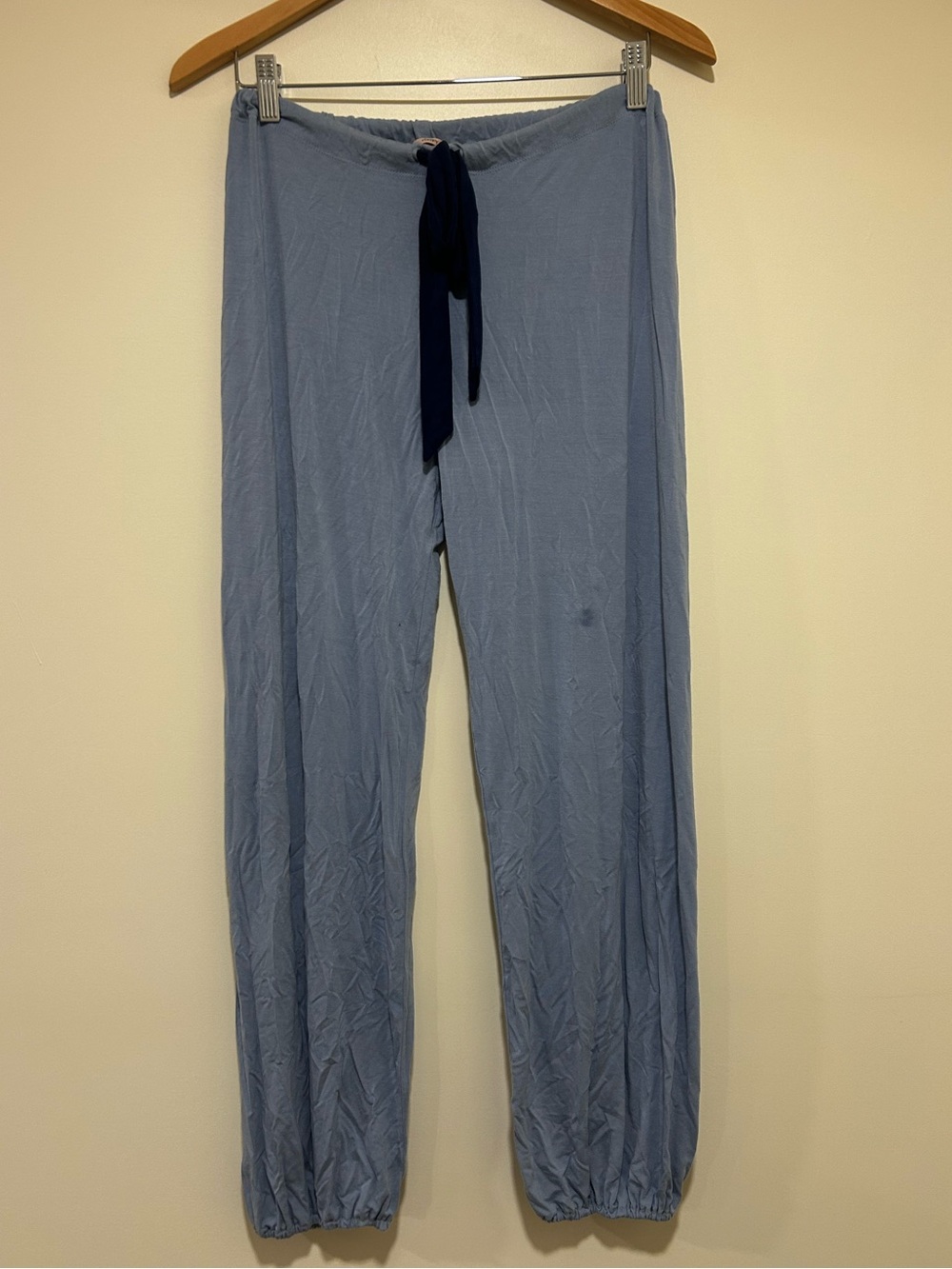 Eberjey Light Blue Lounge Pajama Pant Joggers Size Medium